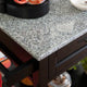 Mitchell Cart With Granite Top