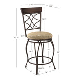 Curves Metal Counter Stool