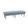 Isabelle Linen Bench 62In