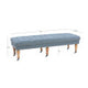 Isabelle Linen Bench 62In