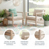 Svana Beige or Navy Side Chair (Set of 2)