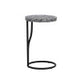 Capiz Round Metal Side Table
