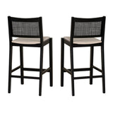 Beaux Cane Stools (Set of 2)