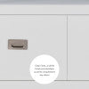 Sydney White Kitchen Cart