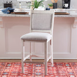 Mckoy White Counter Stools (Set of 2)