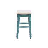 Marino Antique Backless Bar or Counter Stool