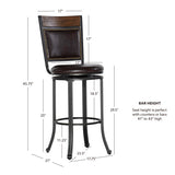 Franklin Swivel Stool