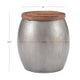 Dreyfus Drum Side Table With Storage