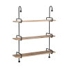 Wilder Black Metal Wall Shelves