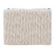 Campaign Striped Accent Stool