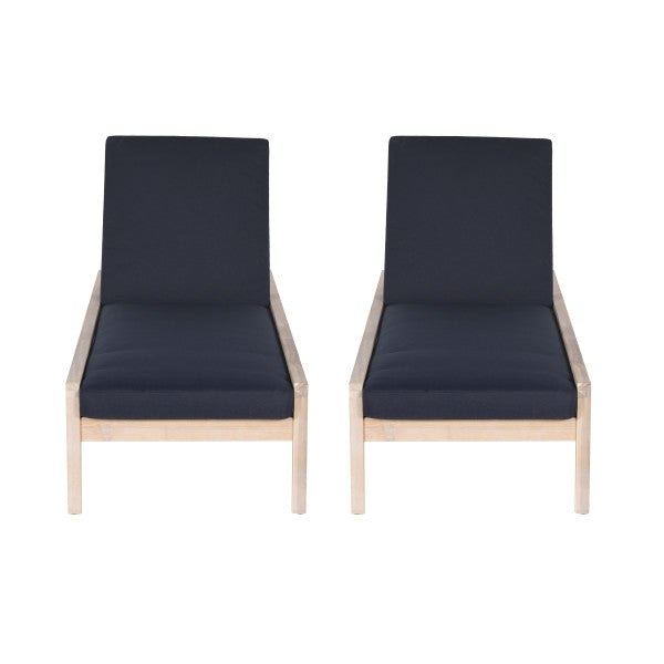 Svana Single or Double Chaise Lounger Set