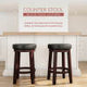 Maya Faux Leather Stool