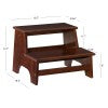 Masonboro Espresso Bed Step