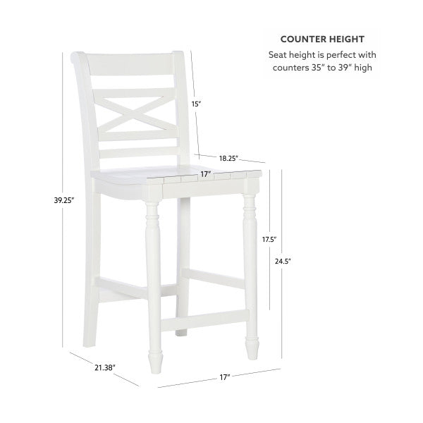 Sullivan White Stool