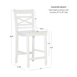 Sullivan White Stool