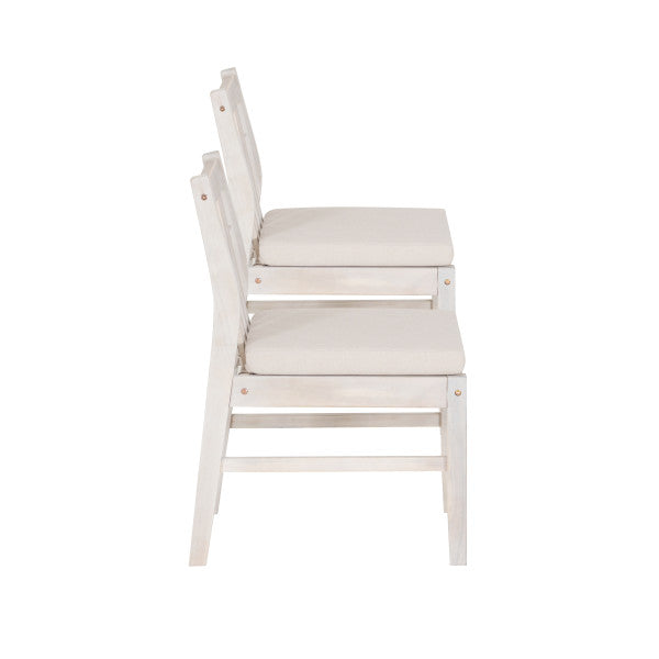 Svana Natural Outdoor Dining Chair (Set of 2)