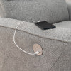 Cadeau Gray Power Recliner