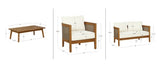 St. Lucia Brown 4PC Outdoor Set