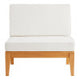 Soha Teak Armless Chair and Corner Chair