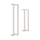 Troy White Wood Towel Rack (Set of 2)