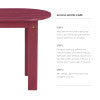 Adirondack Outdoor Coffee Table