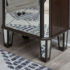 Heather Mirror And Wood Jewelry Armoire