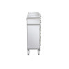 Milan Mirrored 3 Drawer 4 Door Console