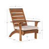 Nantucket Gray or Natural Chair With Cushion