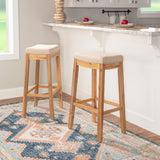 Claridge Linen Stool