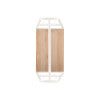 Claira Pewter Clothing Rack Short
