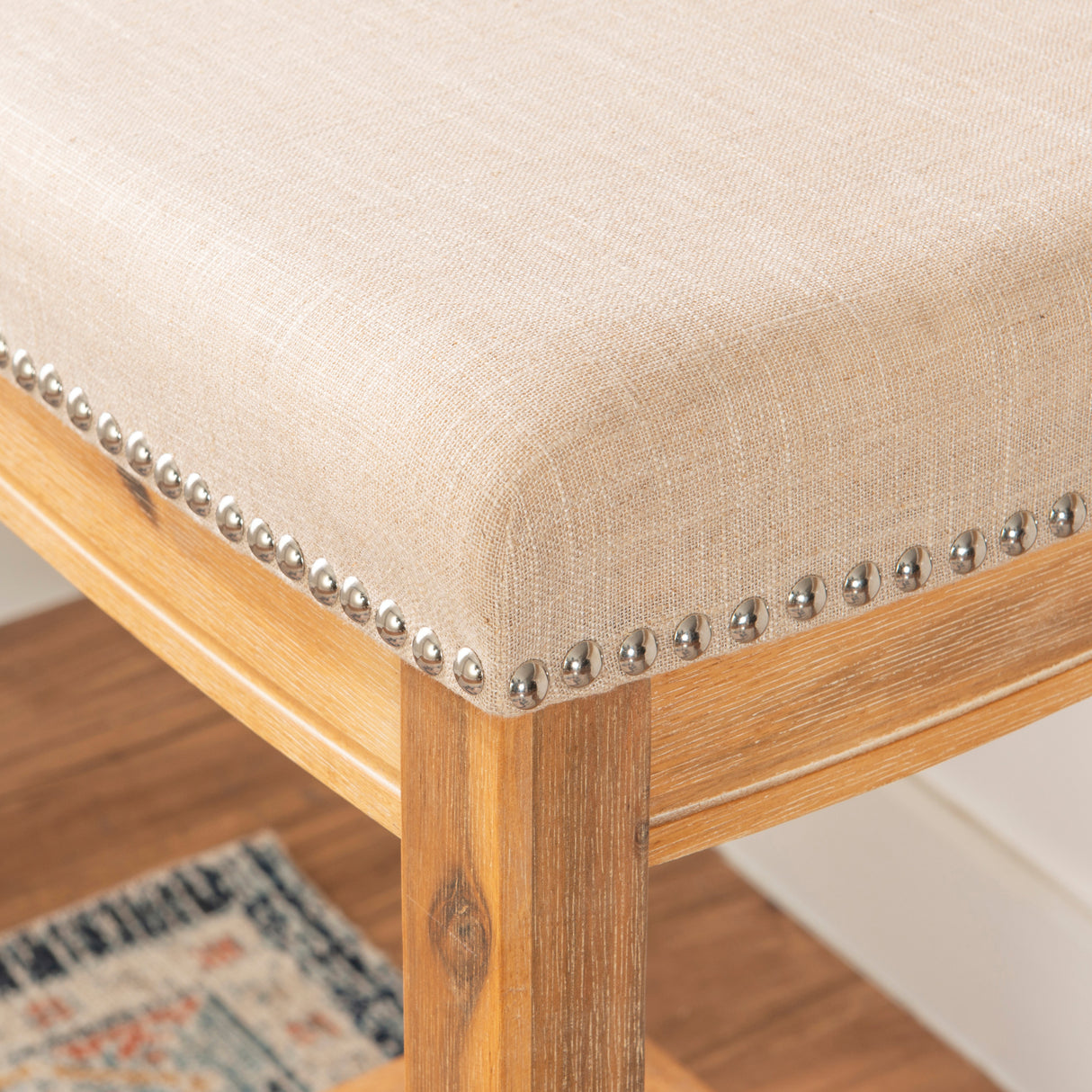 Claridge Linen Stool