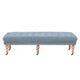 Isabelle Linen Bench 62In