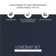 Corolla Navy or Beige Loveseat and Coffee Table Set