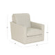 Carter Swivel Faux Leather Accent Chair