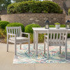 Svana Natural Armed Outdoor Dining Chair (Set of 2)