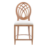 Oakley Brown Counter Stools Upholstered Seat (Set of 2)