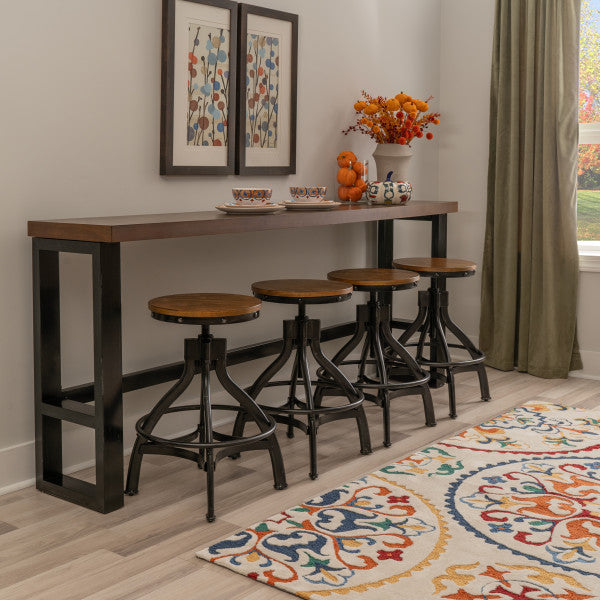 Haywood Sofa Bar 4 Stools 5 Piece Set