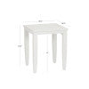 Calabash White Coffee or Side Table