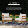Surfside Brown Outdoor Club Chair