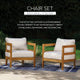 Surfside Brown Outdoor Club Chair