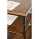 Austin Ash Veneer Desk With Two Shelves