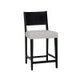 Cosgrove Black Upholstered 3PC Counter Set