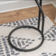 Capiz Round Metal Side Table