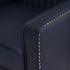 Carter Swivel Faux Leather Accent Chair