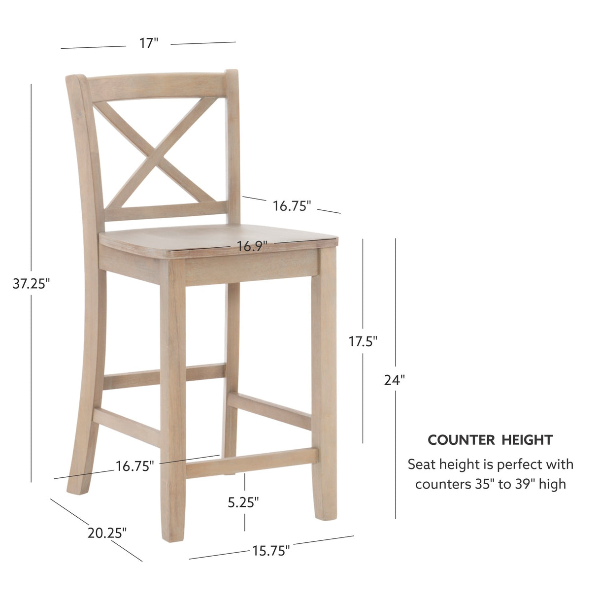 Torino X Back Stool