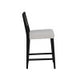 Cosgrove Black Upholstered 3PC Counter Set