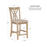 Starla Counter Stools (Set of 2)