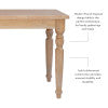 Shiraz Natural Dining Table