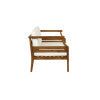 Corolla Navy or Beige Loveseat and Coffee Table Set