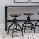 Haywood Adjustable Height Backless Stools (Set of 2)